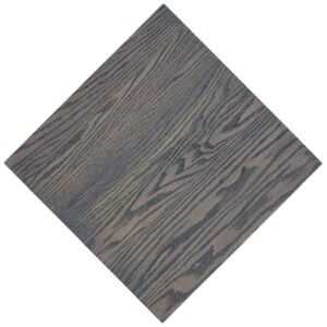 Our Mixed Plank Oak Smoke Color tabletop features an alternating mix of soft grays and dark gray bands; it is unique yet traditional and is definitely a head-turner.